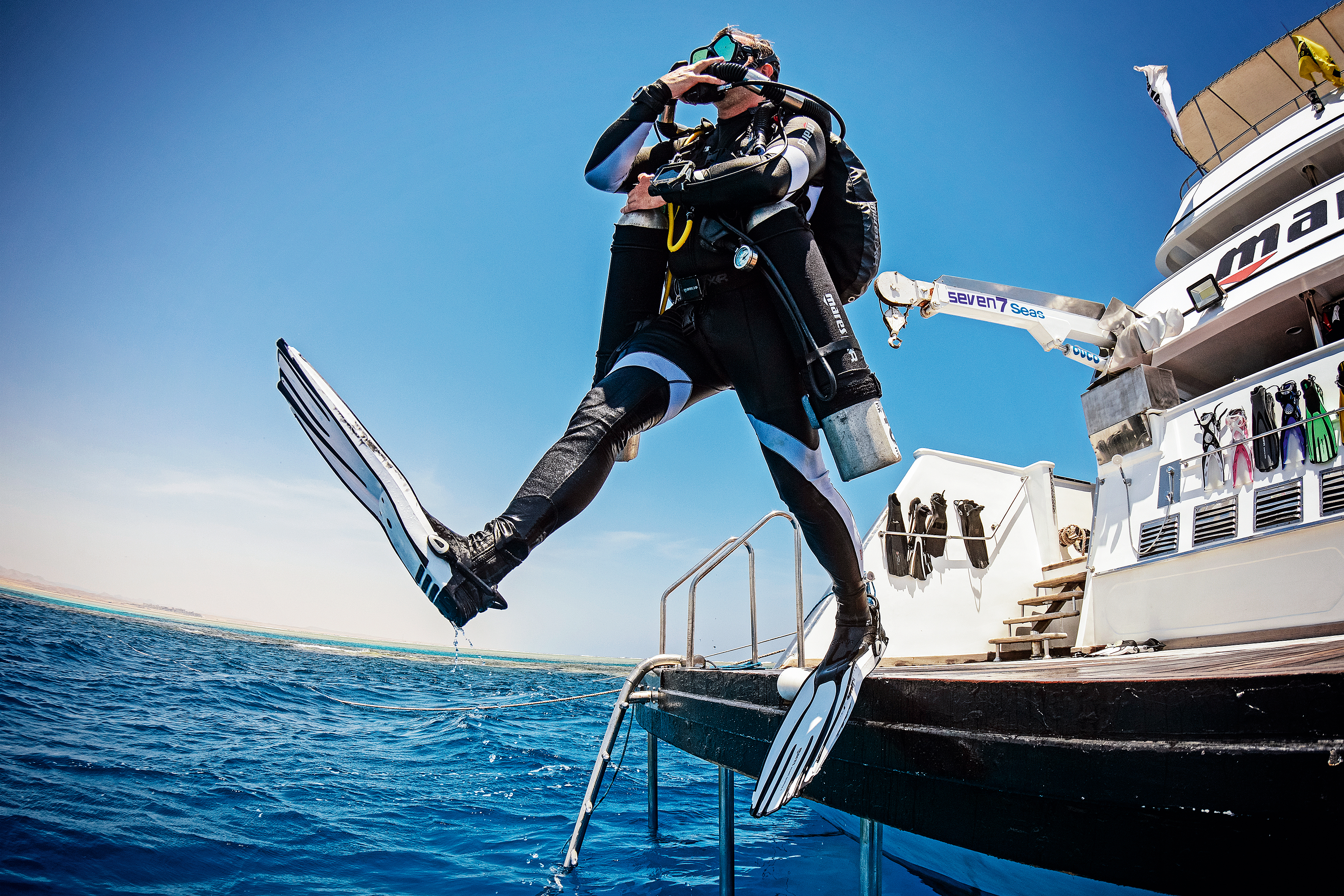 Boat Scuba Diver